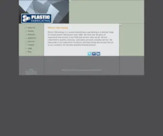 PlasticFabricating.net(Plastic Fabricating) Screenshot