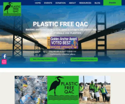 PlasticFreeqac.com(Plastic Free QAC) Screenshot