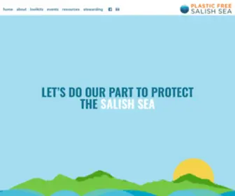 PlasticFreesalishsea.org(Plastic Free Salish Sea) Screenshot