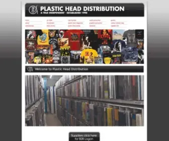 Plastichead-Distribution.com(Plastic Head Music Distribution) Screenshot