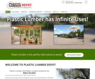 Plasticlumberdepot.com(Plastic Lumber Depot) Screenshot