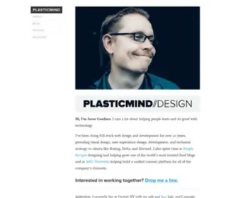 Plasticmind.com(Plasticmind Design) Screenshot