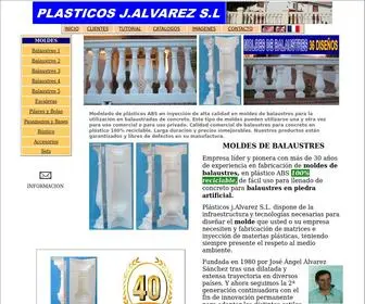 Plasticosalvarez.es(Fabricantes de moldes de balaustres) Screenshot