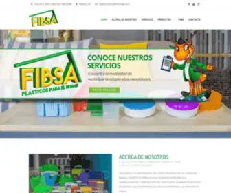 Plasticosfibsa.com.mx(Plasticos FIBSA) Screenshot