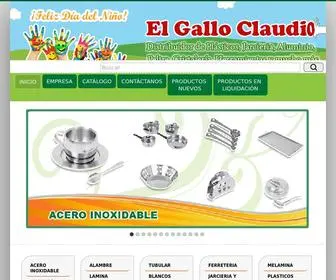 Plasticosylimpieza.com.mx(EL Gallo Claudio) Screenshot