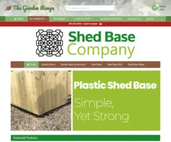 Plasticshedbase.co.uk(Plastic Shed Base) Screenshot