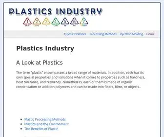 Plasticsindustry.com(Plastics Industry) Screenshot