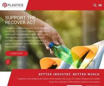 Plasticsindustry.org(The Plastics Industry Association) Screenshot