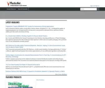 Plasticsnet.com(Digital Marketplace for the plastics industry) Screenshot