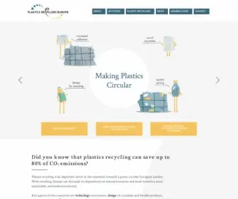 Plasticsrecyclers.eu(Plastics Recyclers Europe) Screenshot