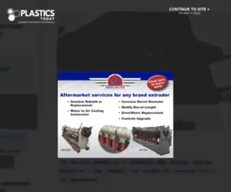 Plasticstoday.com(Plastics Today) Screenshot