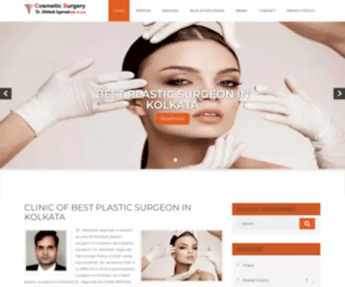Plasticsurgeonkolkata.com Screenshot