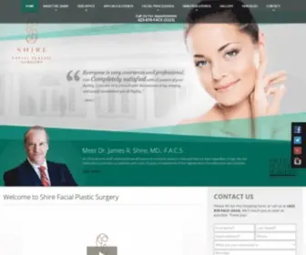 Plasticsurgeryartist.com(Shire Facial Plastic Surgery) Screenshot