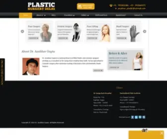 Plasticsurgerydelhi.in(Best Aesthetic Surgeons Delhi) Screenshot