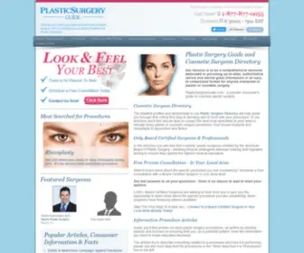 Plasticsurgeryguide.com(PlasticSurgeryGuide) Screenshot