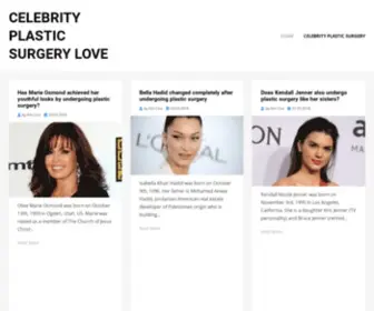 Plasticsurgerylove.com(Celebrity Plastic Surgery Love) Screenshot