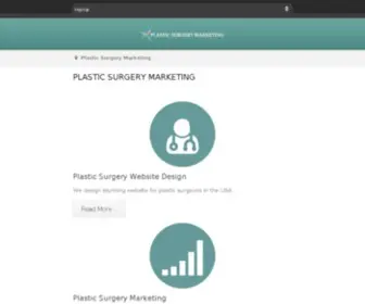 Plasticsurgerymarketing.com(Plastic Surgery Marketing Helping Plastic Surgeons in USA) Screenshot