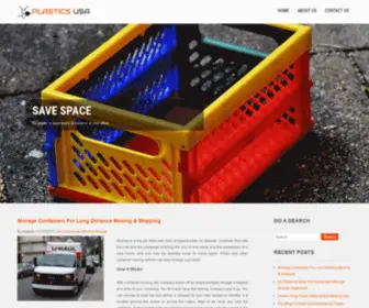 Plasticsusa.com(Cheap Long Distance Moving & Storage Containers) Screenshot