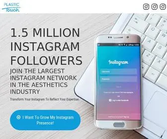 Plastictouch.com(Instagram Marketing For Plastic Surgeons) Screenshot