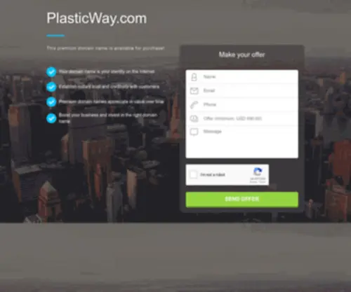 Plasticway.com(Allizé) Screenshot