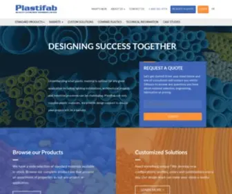 Plastifab.ca(Plastifab Industries) Screenshot