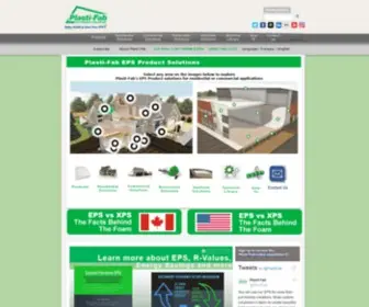 Plastifab.com(Plasti-Fab Expanded Polystyrene (EPS) Product Solutions) Screenshot