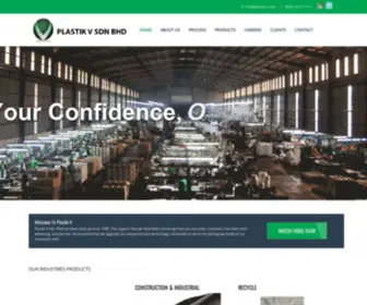 Plastik-V.com(Manufacture eco) Screenshot