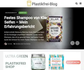 Plastikfrei-Blog.de(Plastikfrei Blog) Screenshot