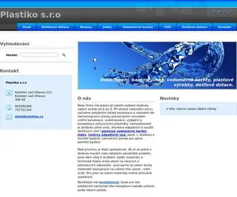 Plastiko.cz(Plastiko s.r.o) Screenshot