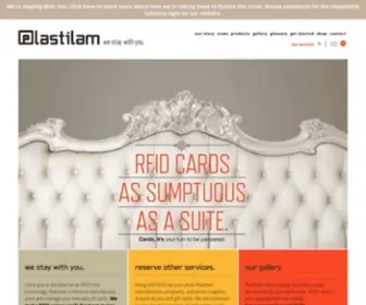 Plastilam.com(RFID hotel key cards) Screenshot