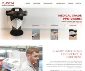 Plastim.co.uk(Engineering Plastics Supplier) Screenshot