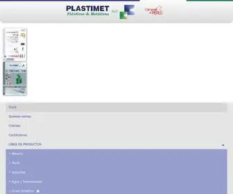 Plastimet.com.pe(Plásticos) Screenshot