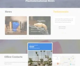 Plastinternational.co.za(Traditional plastic injection moulding company) Screenshot