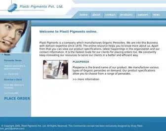 Plastipigments.com(Plasti Pigments Pvt) Screenshot