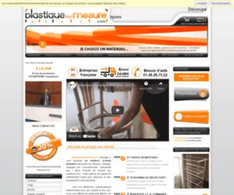 Plastiquesurmesure.com(Accueil) Screenshot