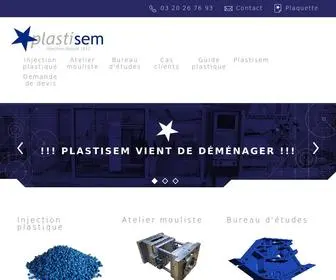 Plastisem.fr(Injection plastique et thermoplastique) Screenshot