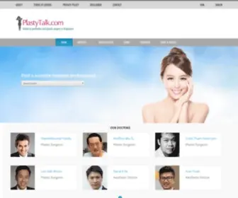 Plastytalk.com(Guide to Aesthetics and Plastic Surgery in Singapore) Screenshot