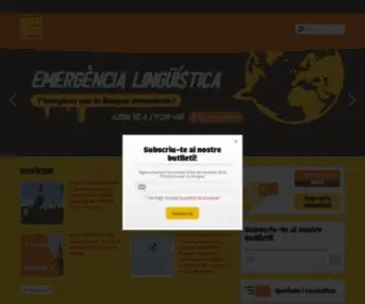 Plataforma-LLengua.cat(Plataforma per la llengua) Screenshot