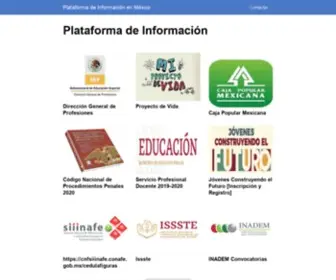 Plataformadeinformacion.com(Plataforma) Screenshot