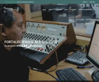 Plataformaradiotv.com(Plataforma de Radio y TV) Screenshot