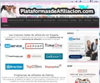 Plataformasdeafiliacion.com(Plataformas de afiliación) Screenshot
