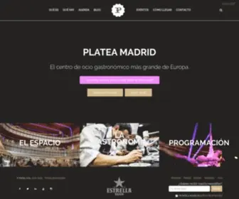 Plateamadrid.com(Platea Madrid) Screenshot