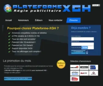 Plateforme-XGH.com(巴中市新材料运营部集团有限公司) Screenshot