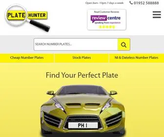 Platehunter.com(Private Car Number Plates for Sale UK) Screenshot