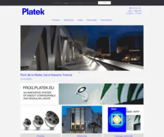 Platek.eu(Platek lighting) Screenshot