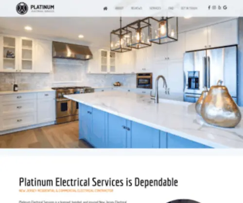 Platelectric.com(Platinum Electrical Services) Screenshot