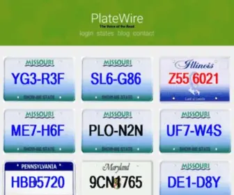 Platewire.com(United States) Screenshot