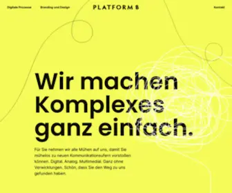 Platform-8.com(Agentur für Branding) Screenshot