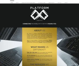 Platform-Infinity.com(Platform Infinty l Connecting the World) Screenshot