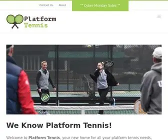 Platform-Tennis.com(Platform Tennis) Screenshot